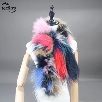 Inverno Mulheres Reais Fox Fur Xaile Para A Festa De Casamento De Aquecimento Ombro Lenços Elástico Natural E Elegante Luxo Pele Lenço Lenço