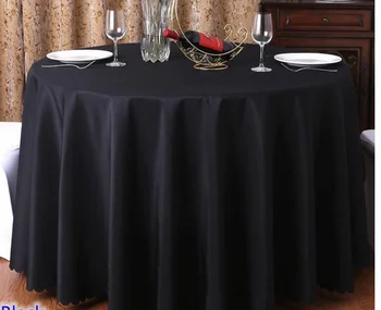 2023Linen toalha de mesa redonda de decoração de casamento, cor sólida, abrangendo hotel, banquete, festa de aniversário, atacado, moda durável