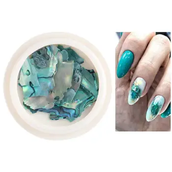1 Caixa de atraente Prego Ornamento de Forma Irregular Ultra-Fino Manicure Decoração Glitter Fragmentos de Nail Art Decoração de Lantejoulas