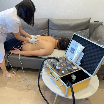 Versão russa de bioenergia do massager do DDS Pulso Bioelétrico do Massager do Eletrólito Regulamento Draga Meridiano de Fisioterapia Detoxific
