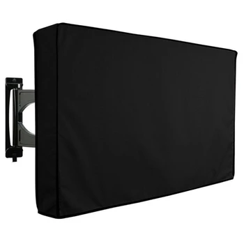 Exterior Capa Para TV LCD, LED à prova d'água, à prova de Intempéries E à Prova de Poeira TV Protetores de Tela (Preta)