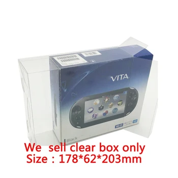 Transparente PET Caso de Exibição de caixa de coleta para o PSV de 2000, jogo de armazenamento de caixa de proteção caixa de JP Versão