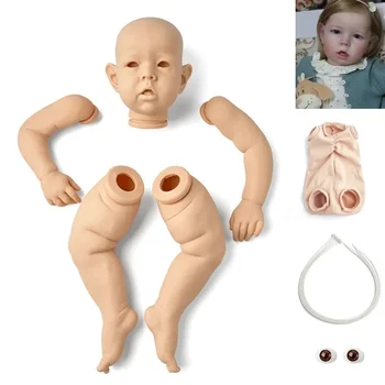 22Inch Renascer Bonecas Realistas de Vinil Inacabado Peças em Branco Boneca Kits de Brinquedos Presentes de Natal para as Meninas de Boneca Muñeca Bebe Reborn