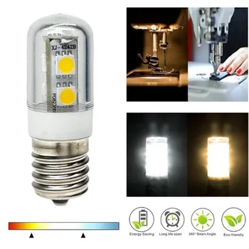 E12 E14 E17 LED Geladeira Lâmpada Frigorífico Milho Bulbo Lâmpada LED branco Branco/Morno de Substituir o Halogênio Lustre Luzes 110/220V