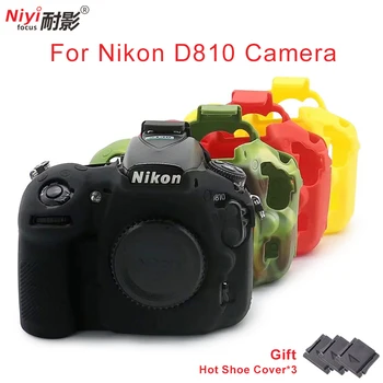 Nikon D810 Saco Da Câmera De Silicone Macio, O Caso Da Câmara De Proteção Saco De Corpo Para Nikon D810 De Borracha Tampa Da Bateria De Abertura