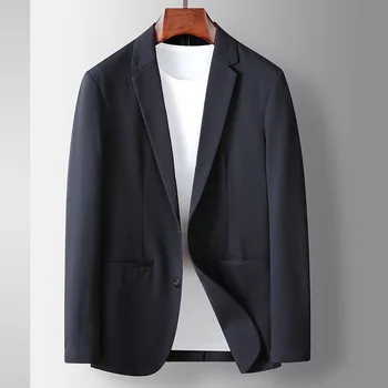 6717 - R-manga curta masculina Personalizada terno soltos de cinco pontos, tailor-made terno Personalizado
