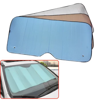 Carro da Frente pára-brisa Janela do-Sol UV Proteção Retrátil Sombra de Protector solar Viseira Capa Cortina de Auto-Sol Acessórios