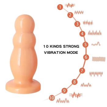 17X8CM Remoto Vibrador Realista Vibrador Massageador de Próstata Anal Adultos Pênis Plug Feminino Masculino Brinquedo de Homem, Mulher Masturbador Thread
