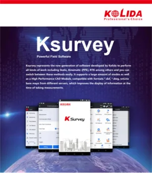 GNSS Rtk Kolida KSurvey Software Android com Licença Permanente