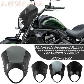 Moto Luz de Cabeça Máscara do Farol Carenagem Dianteira Garfo Kits de Montagem Para Kawasaki Vulcan S EN650 2015-2023 2021 2020 Acessórios