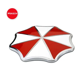 Guarda-chuva Logotipo Corporation Símbolo de Auto Carro Moto Emblema Adesivo Emblema 3D do Metal do Automóvel de Decoração Premium de Acessórios Tuning