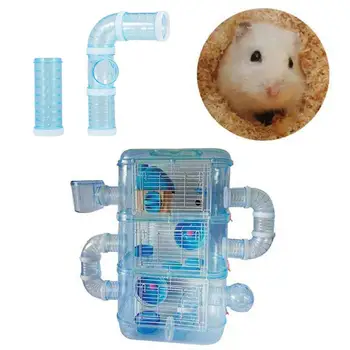 Conexão externa do Túnel Faixa Tubo de Brinquedo para Hamster Esportes Suprimentos para animais de ESTIMAÇÃO