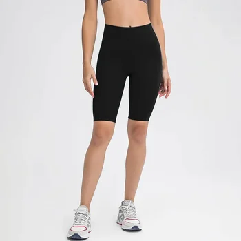 LULU Verão Senhoras Shorts de Ginástica Anti-Squat Cintura Alta Fitness Premium Apertado Senhoras Yoga Leggings Ciclismo de Treinamento de Ginástica