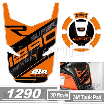 Para KTM 1290 Super Duke GT 1290 SUPER Aventura R S 3D Motorcycle Tanque de Combustível Pad Adesivos de Proteção de Decalques