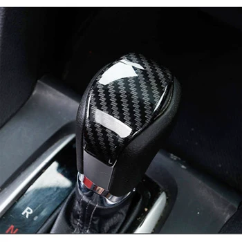 Aplicável Para 2016-2019 Geração do Civic Especiais de Engrenagens, Decoração Cabeça ABS com Fibra de Carbono de Padrão de Engrenagem de Lantejoulas Adesivo