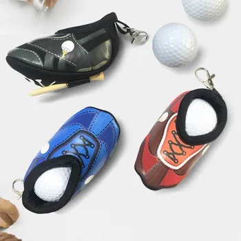 Tee Titular Mini Sapatos De Golfe O Saco Da Cintura Colorblock Espaço De Algodão Mini Bola De Golfe O Saco De Tênis Personalizado Do Projeto De Golfe Saco De Armazenamento