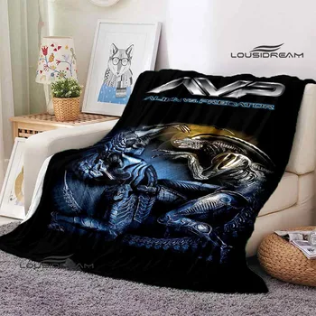 3D Alienígenas Impresso Cobertor Fino Cobertor de Flanela Macia Aconchegante Cobertor de Casa, a Viagem de Presente de Aniversário de Cama, Cobertor, toalha de Piquenique