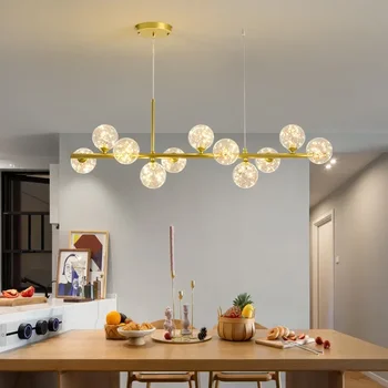 Nordic Mesas de Jantar luminária para Restaurante, Sala de estar, Mesa de Centro da Cozinha Lustre de Decoração de Casa de Lustres dispositivo elétrico de Iluminação