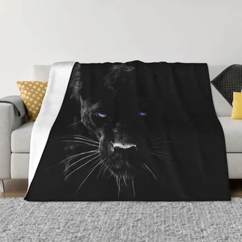 Gato Bonito Kawaii Animal Aniamls Cobertor de Flanela Decoração PRETO Portátil Colcha