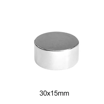 1/2/3/5PCS 30x15 mm de Neodímio Ímãs Fortes Disco 30mmx15mm Permanente de Ímã 30x15mm Magnéticas do Ímã 30*15 mm