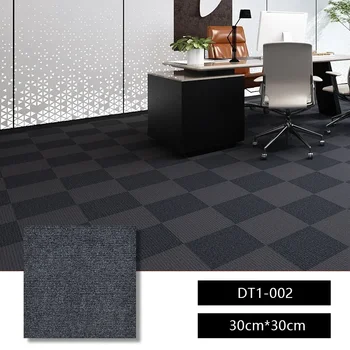 Auto-adesivo de Tapetes e resistente ao Desgaste de Pavimentos de Cimento, Pisos de Renovação do Office Quartos Coberto com Tapetes Adesivos 10pcs
