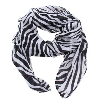 Senhoras Muito Zebra Impresso Lenço De Seda Para As Mulheres Lenço De Seda, Lenços De Xale Para O Inverno Cachecol Feminino