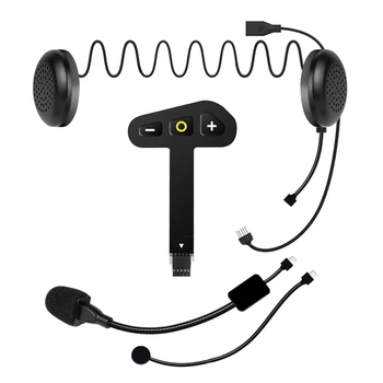 Bluetooth 5.2 sem Fio Fone de ouvido mãos livres Chamada Kit Estéreo Para MP3 Player