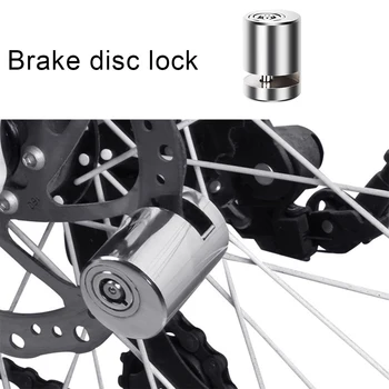 Anti-roubo, com freio a disco de bloqueio universal de liga de aço de material para motos e locomotivas de corte CNC resistente ao desgaste do freio de bloqueio