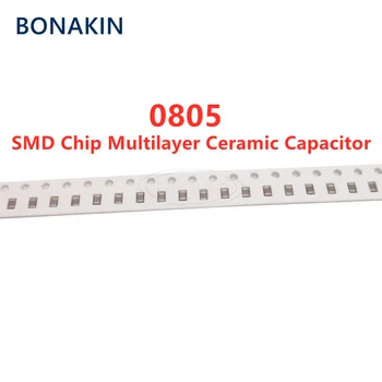50PCS 0805 680PF 50V 100V-250V 500V ±10% 681K X7R SMD Chip Capacitor Cerâmico Multilayer