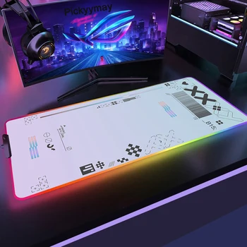 CS GO RGB tapete de Rato Gaming Mousepad LED Esteira do Rato do Teclado do Tapete Anti-derrapante Melhor Escolha RGB Secretária Pad XXL Luminosa Secretária Tapete