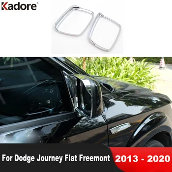 Espelho Retrovisor Tampa De Acabamento Para Dodge Journey Da Fiat Freemont 2013-2019 2020 Carro Do Cromo Espelhos Lado A Viseira De Sol A Chuva Escudo Apara