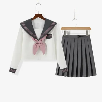 2022 menina da Escola Uniforme Japonês Classe Marinheiro de Uniformes Escolares aos Alunos Roupas Para Meninas Anime COS roupa de Marinheiro Para as Mulheres S-3XL