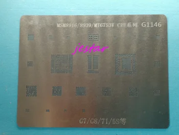 1pcs BGA reballing reball estêncil para huawei G7 G8 7I 5S MSM8916/MSM8939/MT6753V/CPU PM8916 MT6169