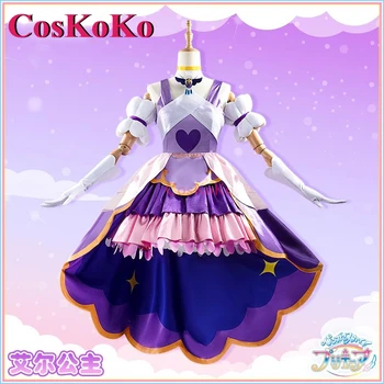【Personalizado】CosKoKo Ellee/Cura Majestade Cosplay Anime Hirogaru Céu! Pretty Cure Traje Doce Uniforme Do Partido Dramatização De Roupas