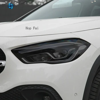 O Farol do carro Película Protetora Fumado Preto Tonalidade Envoltório de Vinil TPU Transparente Autocolante Para a Mercedes Benz GLA Classe H247 2020 2021