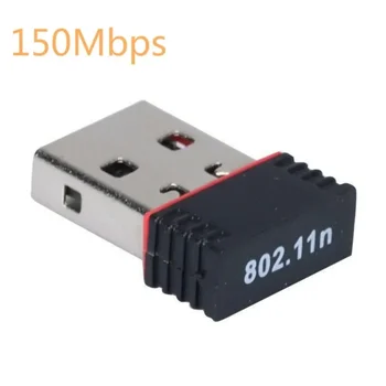 Mini USB Placa de Rede sem Fio do Adaptador WiFi Dongle USB2.0 2,4 G de 150 mbps 802.11 b/g/nAX RTL8188 LAN Antena INTERNA Para o Desktop do PC
