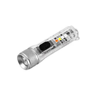 Mini T20 CONDUZIU a Lanterna elétrica Portátil de Luz Recarregável USB Lâmpada Magnético Aviso de Acampamento, Lanterna