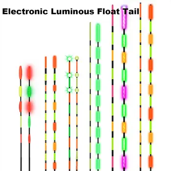 Novos Acessórios de Pesca Ultra-Sensíveis ao ar livre Luminosa Eletrônico Float cauda Inteligente Float Superior Eletrônico Flutua Bóia