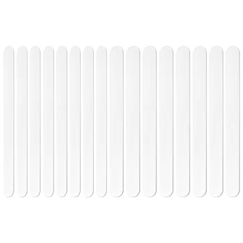 16 Peças de Espaços em branco Pulseira de 3/8 de Polegada e 5/8 Polegadas de Aço Inoxidável, Pulseira de Espaços em branco DIY Punho Pulseira em Branco