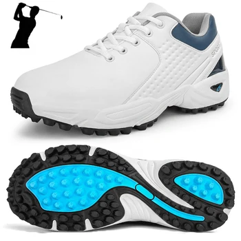 Impermeável Sapatos De Golfe Mens Womens Confortável Spikeless Conforto Ao Ar Livre, Andando De Esportes Calçados Anti Derrapante Atlético Golf Caddie