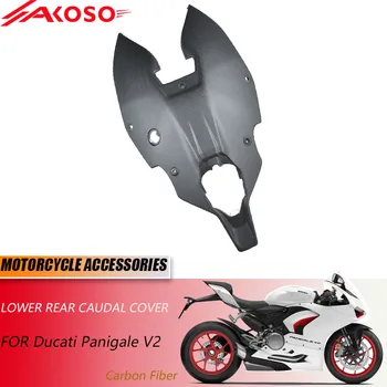 3K de Fibra de Carbono Acessórios da Motocicleta Ducati Panigale V2 Traseira Inferior Caudal Tampa