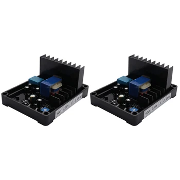 2 Peça GB160 Regulador de Tensão AVR Escovado Gerador de Preto grupo Gerador Acessórios