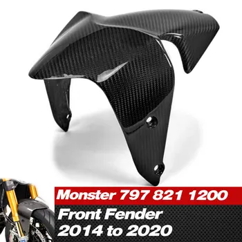 Gokom de Fibra de Carbono, pára-lama Dianteiro para Ducati Monster 797 821 1200 2014-2020