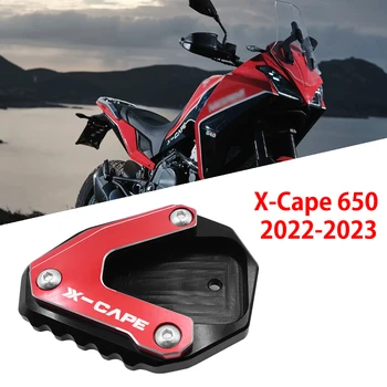 Para X-Cabo 650 650X 2022 2023 Motocicletas Suporte de apoio do Lado do Stand de Ampliar a Extensão de Almofada XCape 650 Acessórios