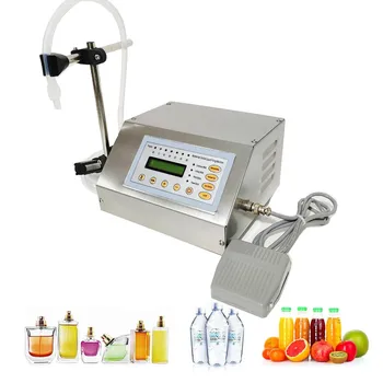 Controle Digital de Líquido de Enchimento da Máquina GFK160 0-4000ML de Beber Bebidas Perfume de Sumo de Leite de Enchimento de Garrafa de Pé de Padel Mudar