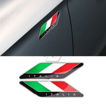 Carro Adesivos 3D Itália Bandeira Adesivo Italia Decalque Caso, pela Aprilia, Ducati, Suzuki, Yamaha, Honda, Kawasaki, etc