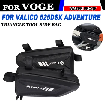 Para Voge Valico 525 DSX 525DSX Aventura de Moto Acessórios Impermeável Lado Saco Carenagem Saco de Armazenamento Triângulo Ferramenta de Sacos de