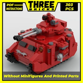 Moc Blocos de Construção do Modelo Militar Micro Predador Tanque Técnico Tijolos DIY Montagem de Brinquedos de Construção Por Criança Presentes de natal