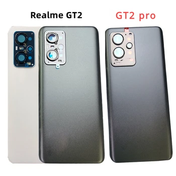 Para OPPO Realme GT2 GT2 Pro gabinete Traseiro Porta da caixa com Tampa Quadro da Câmera Mobile Shell de Peças