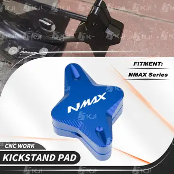 Para a Yamaha NMAX 160/155/125 2020-Presente Kickstand Guia de Extensão do Lado do Stand Chute de Pé Extender Sapato Ampliador Pad Acessórios